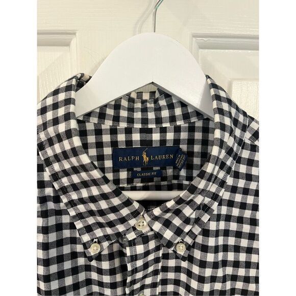 Ralph Lauren S/2 Plaid & Gingham Button Down Shirts sz XXL EUC - Picture 10 of 14